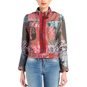 Desigual Size Small Patchwork Jacket - Euro Size 40